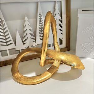Gold Metal Sculpture